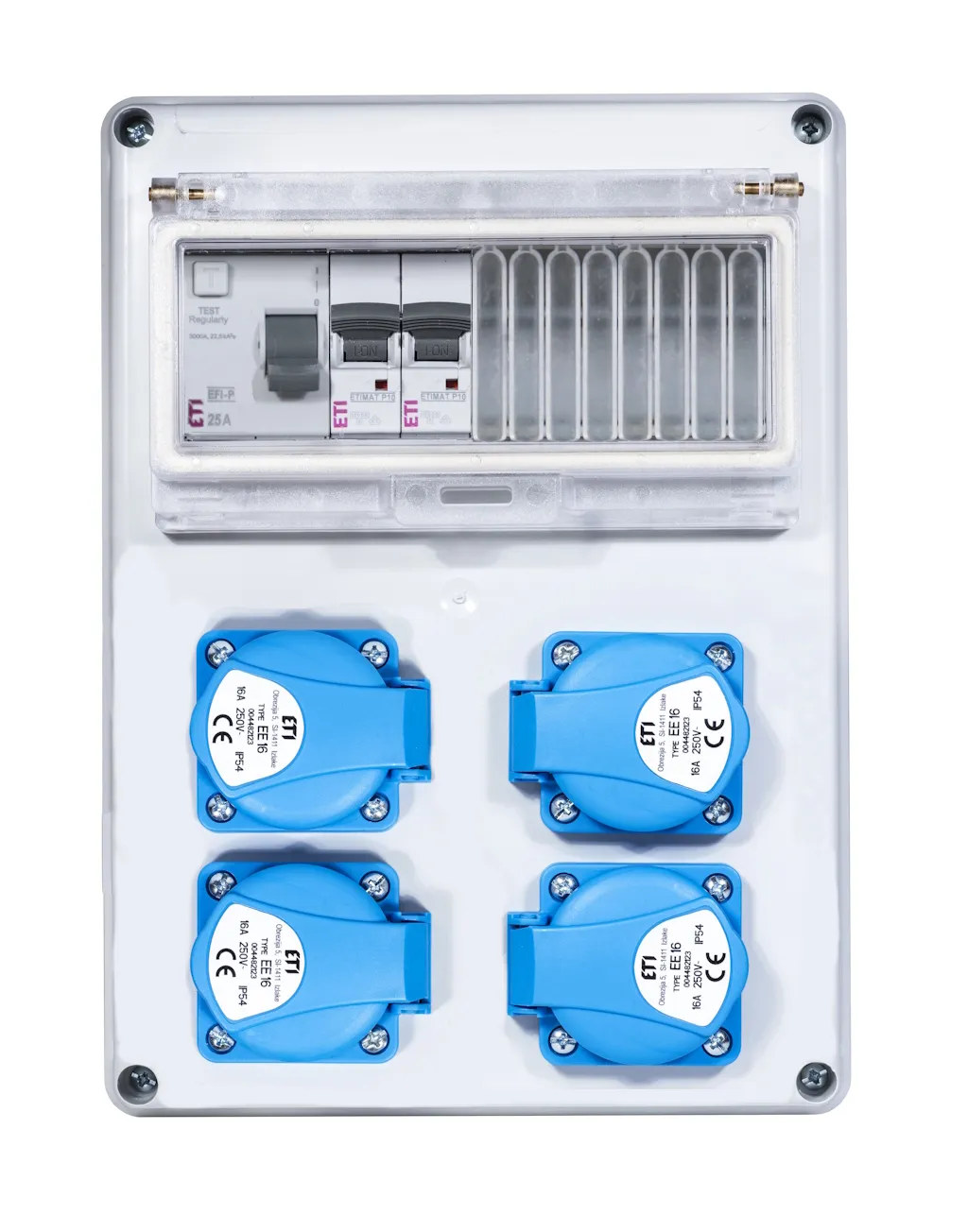Assemblied distribution box EDS8 RCD 4 B 001105206