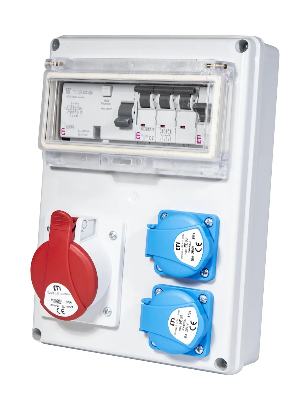 Assemblied distribution box EDS8 RCD 2S/1 16 B 001105208