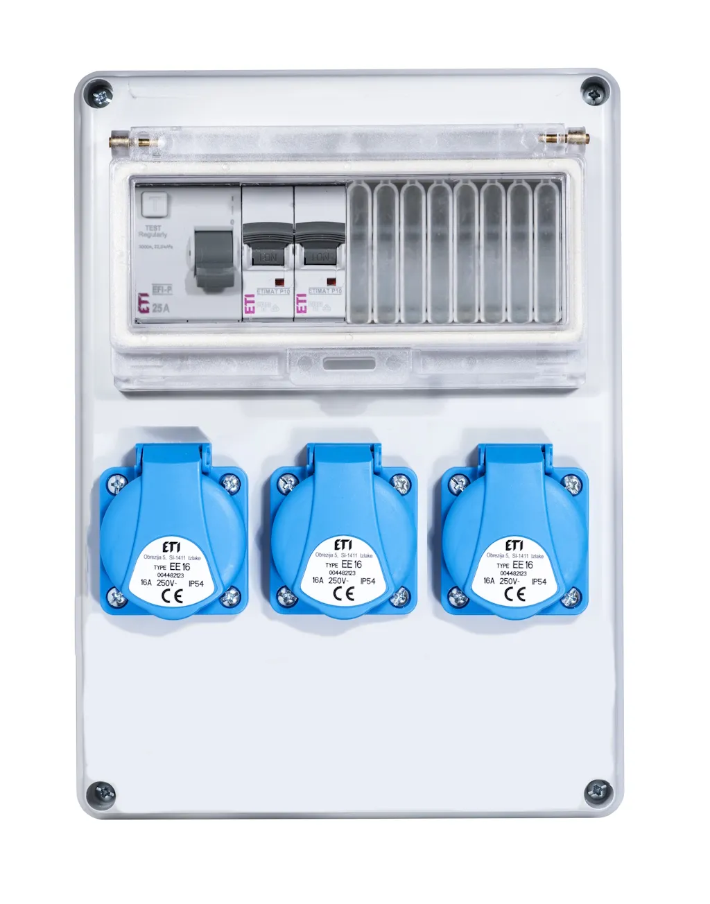 Assemblied distribution box EDS8 RCD 3S B 001105214