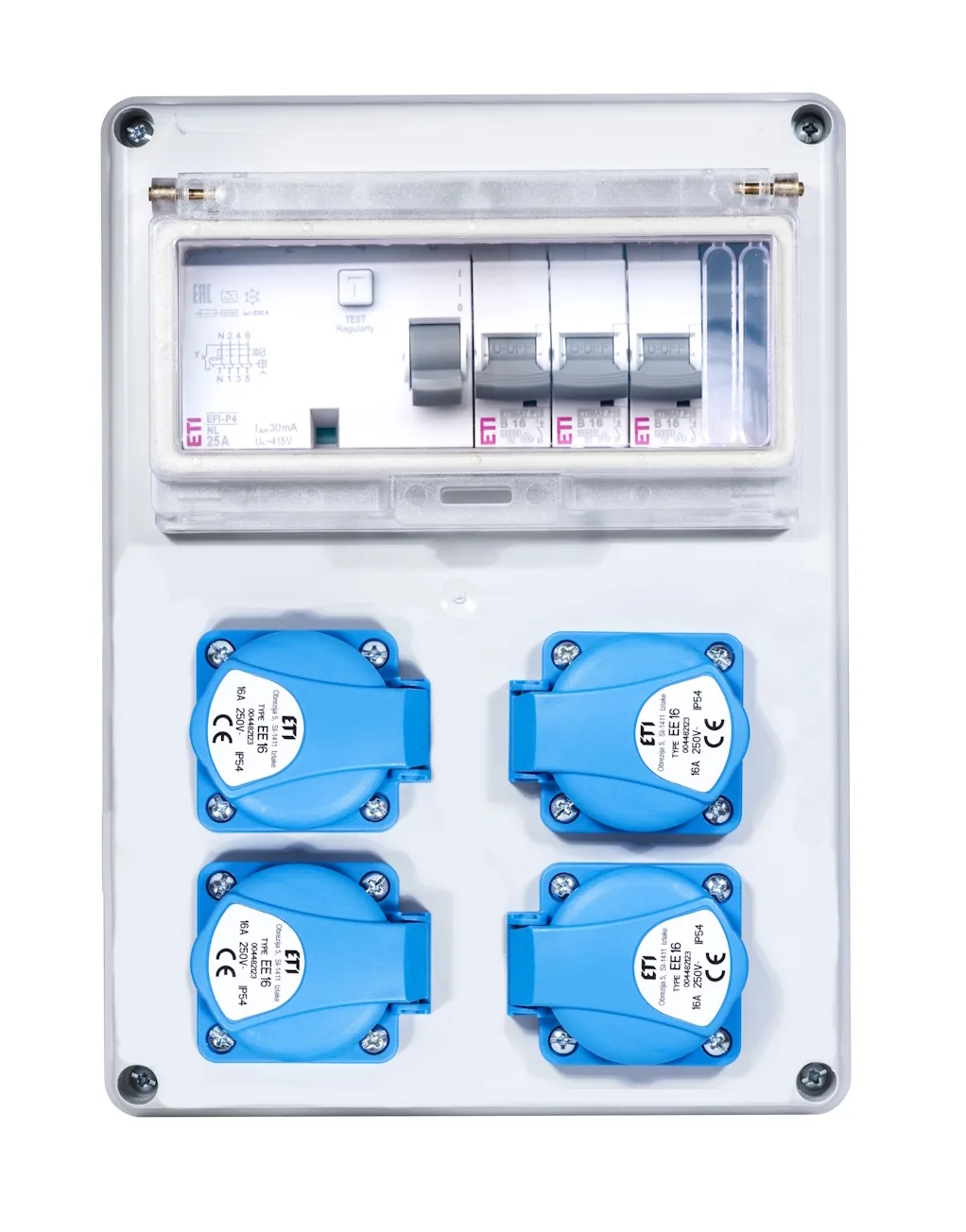 Assemblied distribution box EDS8 RCD 4 B 3F 001105842