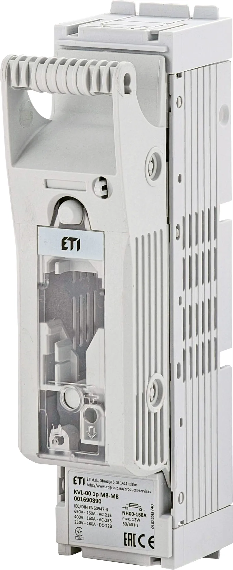 Fuse switch disconnector KVL-00 1p M8-M8 001690890