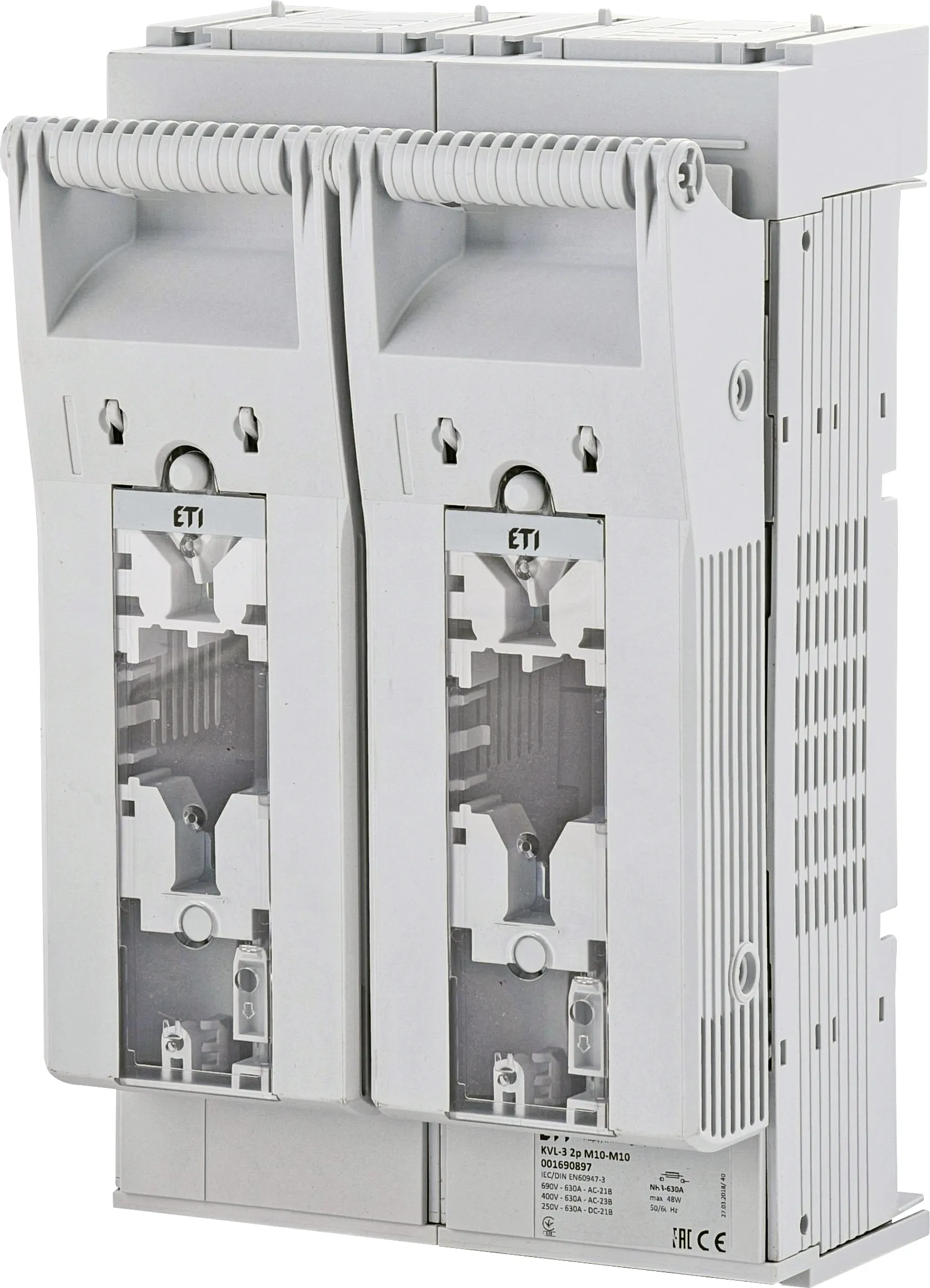Fuse switch disconnector KVL-3 2p M10-M10 001690897