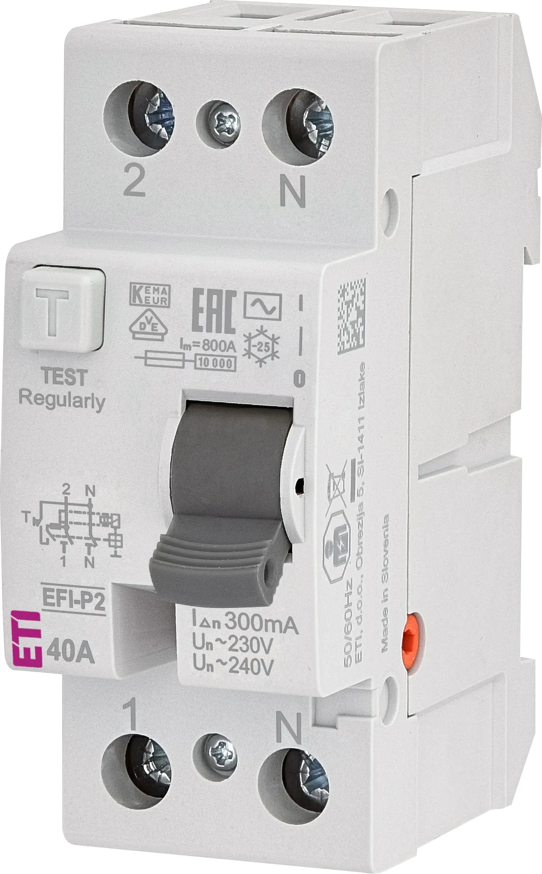 RCCB EFI-P2 AC 40/0.3 002061232