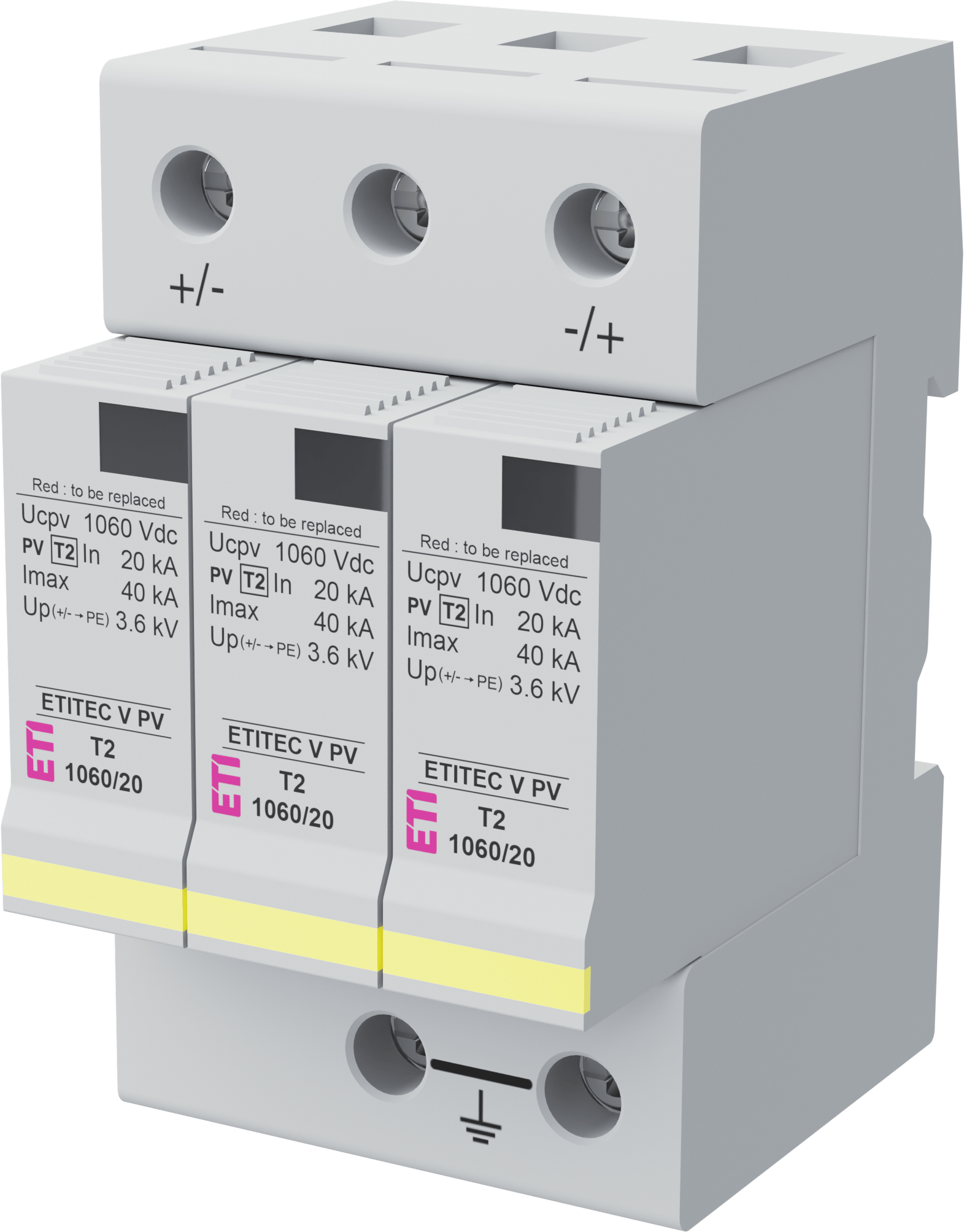 Surge arrester ETITEC V PV T2 1060/20 002443005