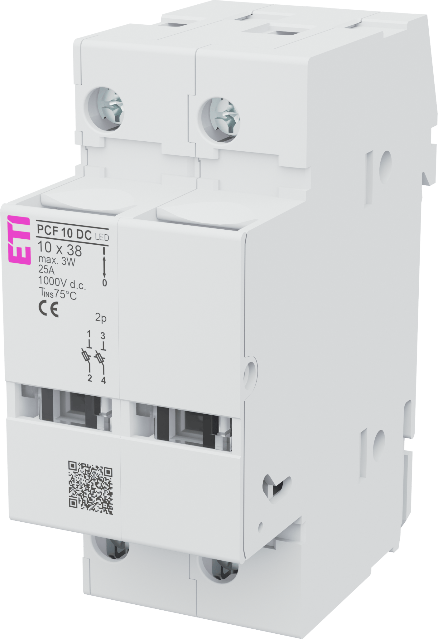Fuse disconnector PCF 10 DC LED 1000V 2p 002550613
