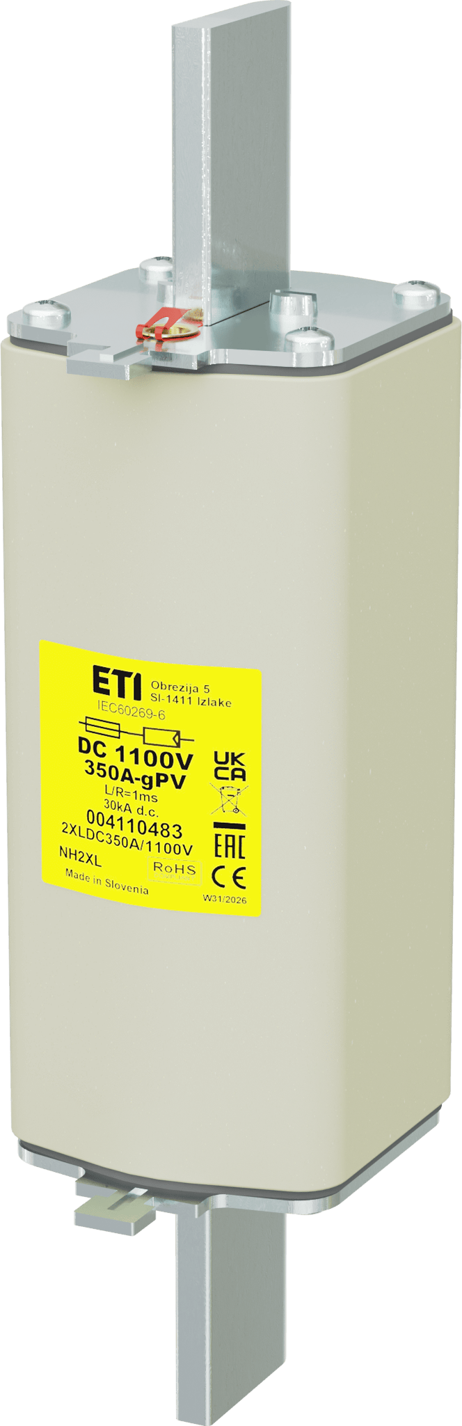 Fuse link NH2XL gPV 350A/1100V DC 004110483