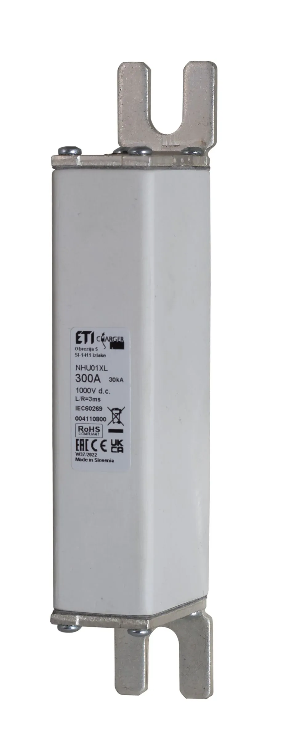 Fuse link NHU01XL/150 aR 125A/1000V DC 004110813