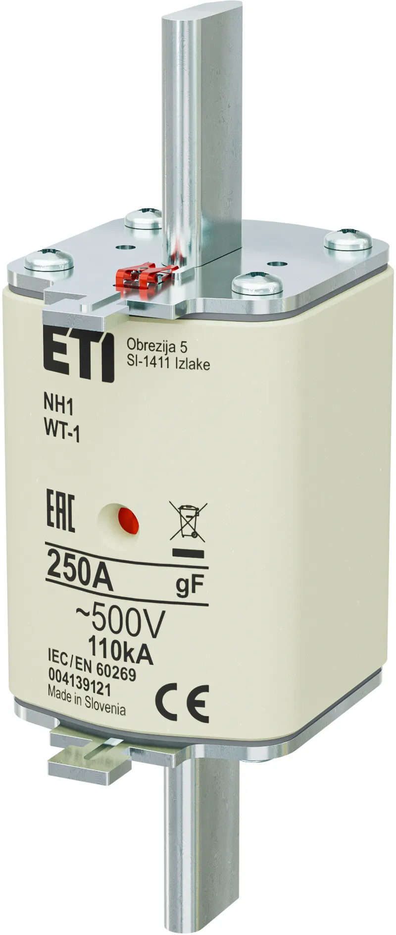 Fuse link NH1 gF 250A/500V 004139121