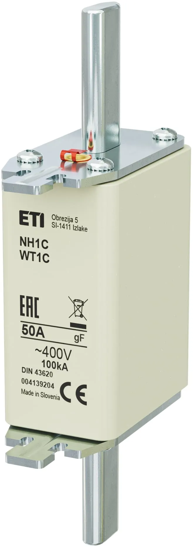 Fuse link NH1C gF 50A/400V 004139204