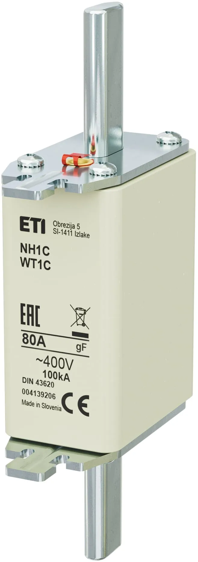 Fuse link NH1C gF 80A/400V 004139206