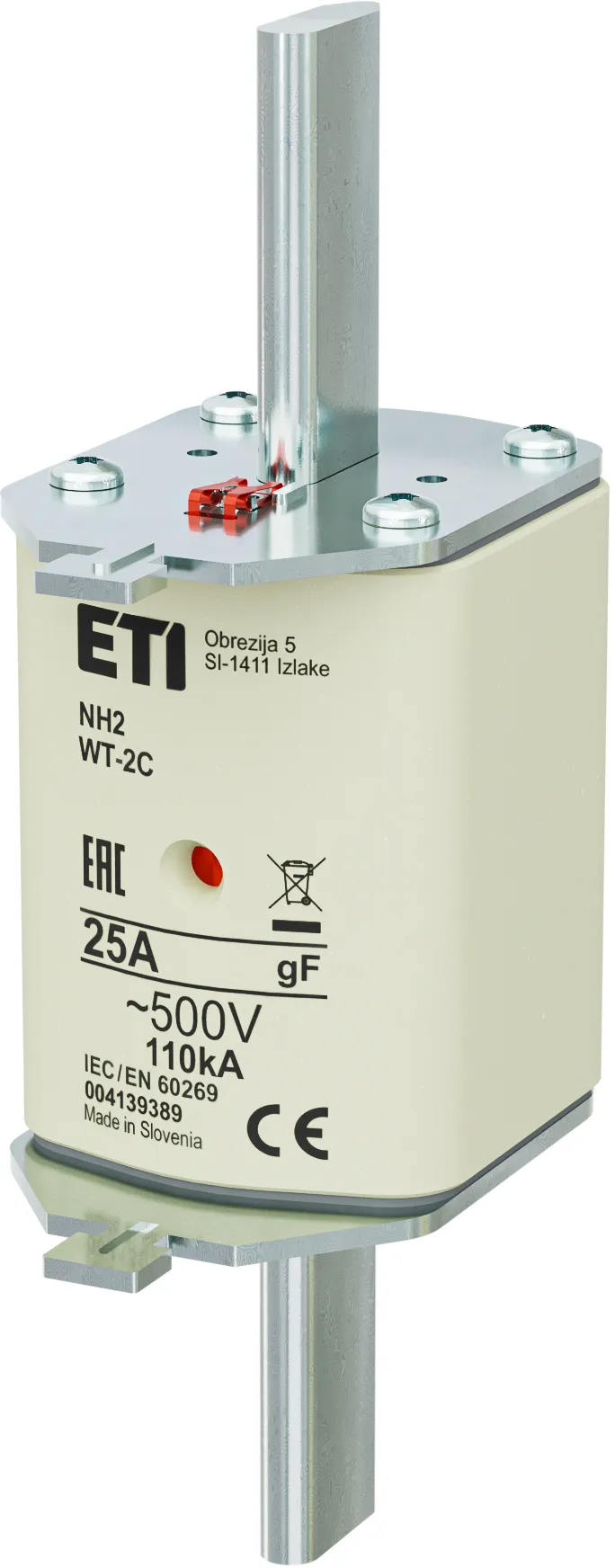 Fuse link NH2C gF 25A/500V 004139389