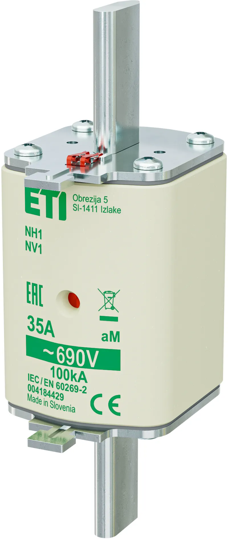 Fuse link NH1 aM 35A/690V 004184429