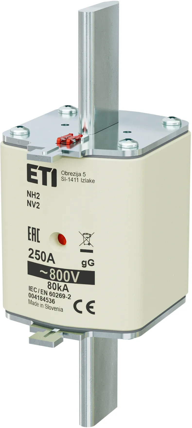 Fuse link NH2 gG 250A/800V 004184536