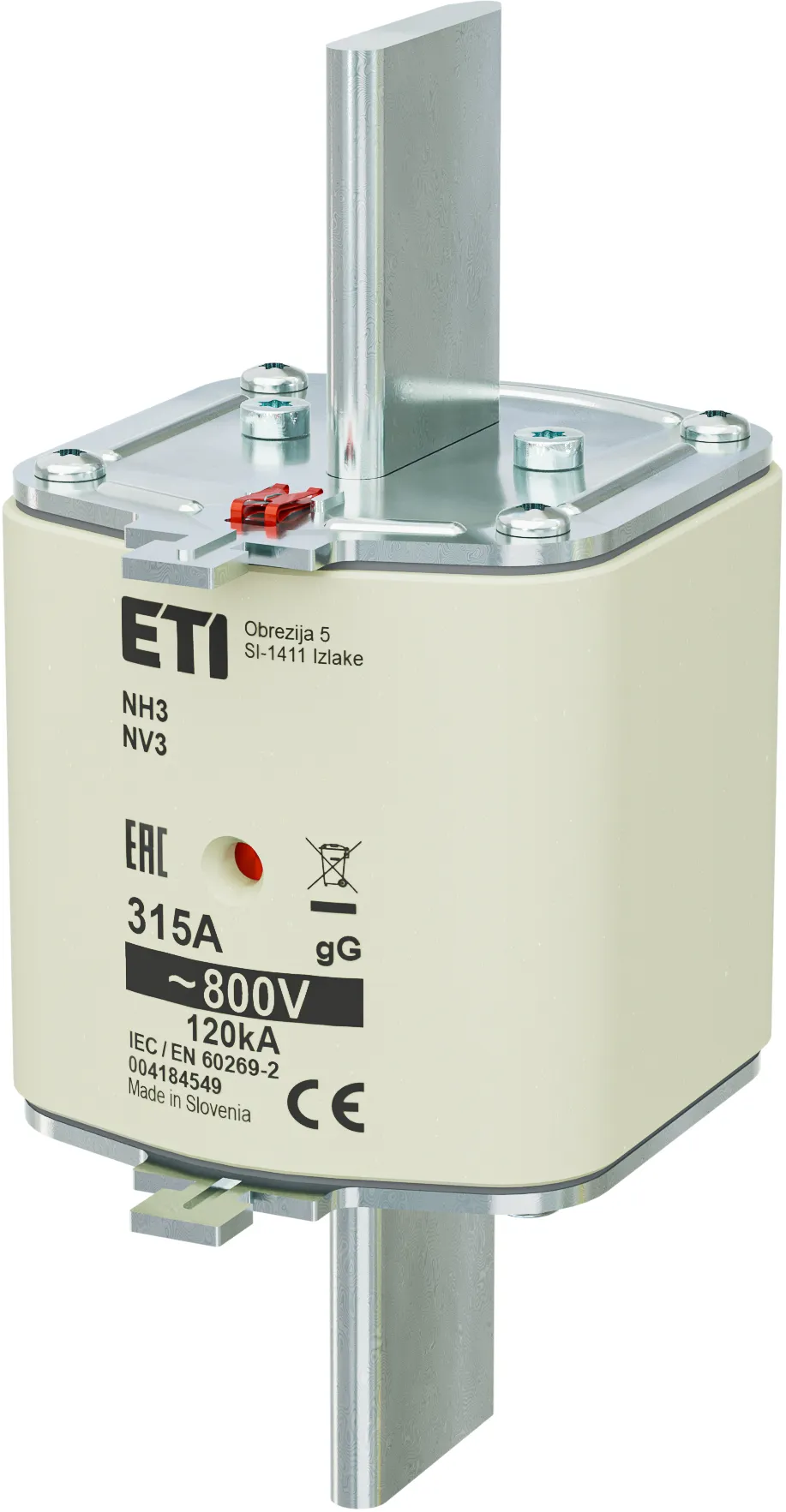 Fuse link NH3 gG 315A/800V 004184549