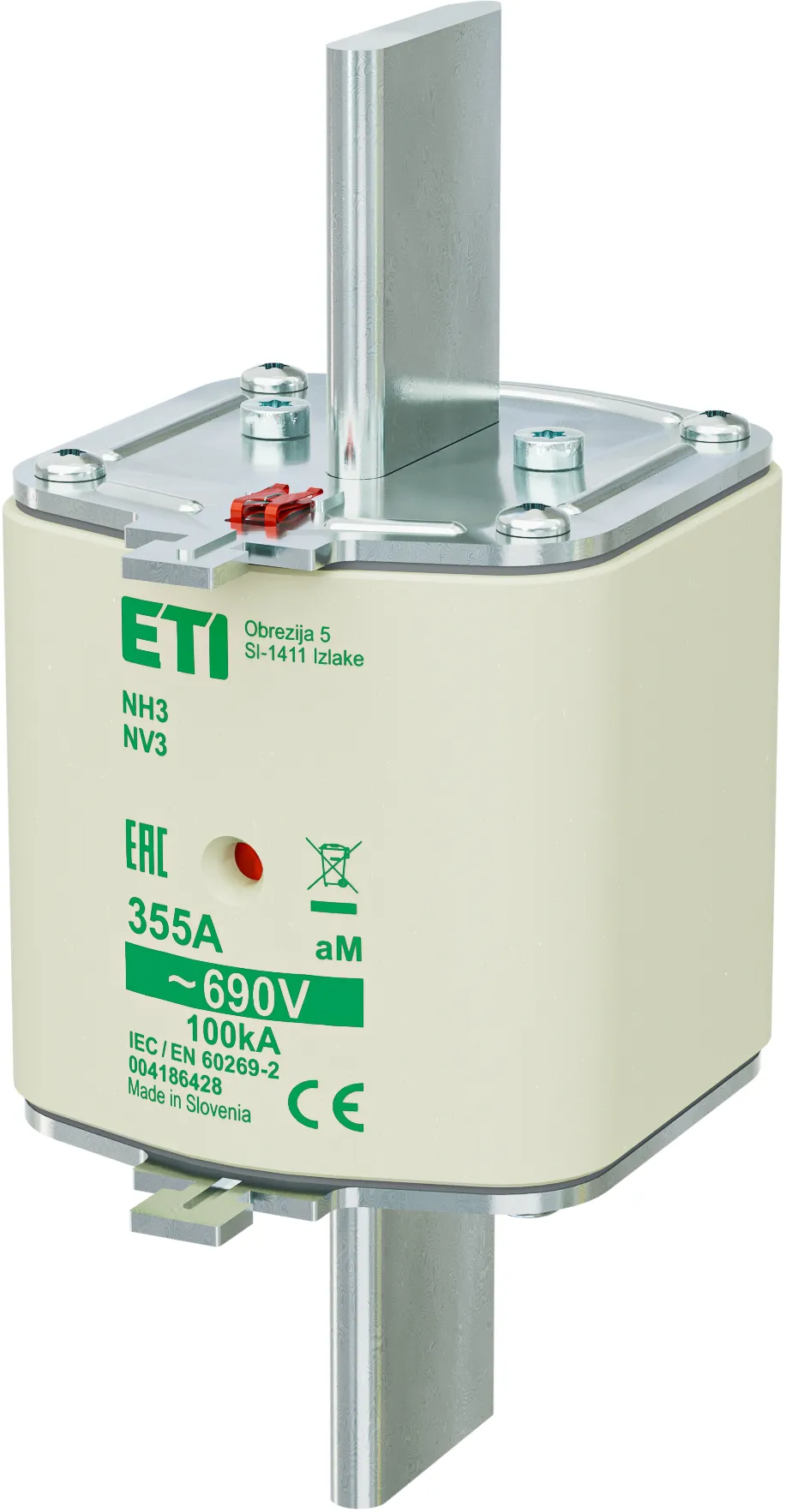 Fuse link NH3 aM 355A/690V 004186428