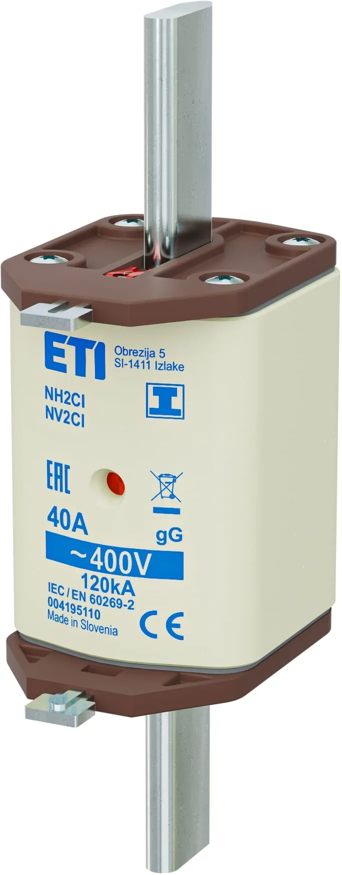 Fuse link NH2C/I gG 40A/400V 004195110