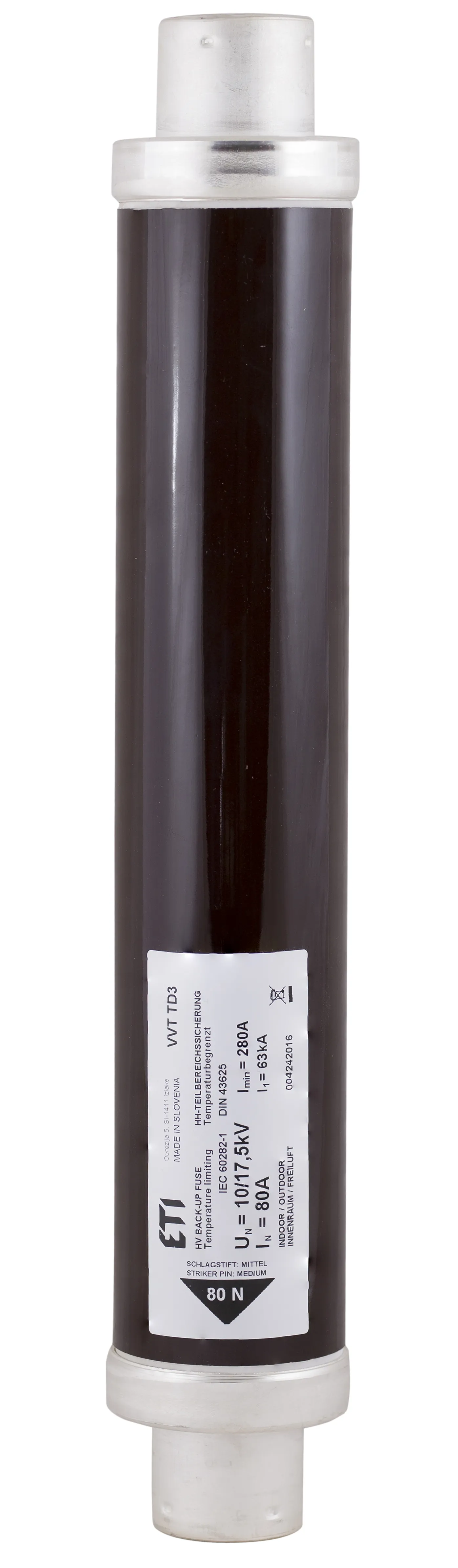 Fuse link VVA3 17,5kV/50A 004241114