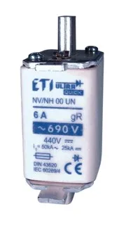 Fuse link NH0 UQ gR 100A/690V 004332212