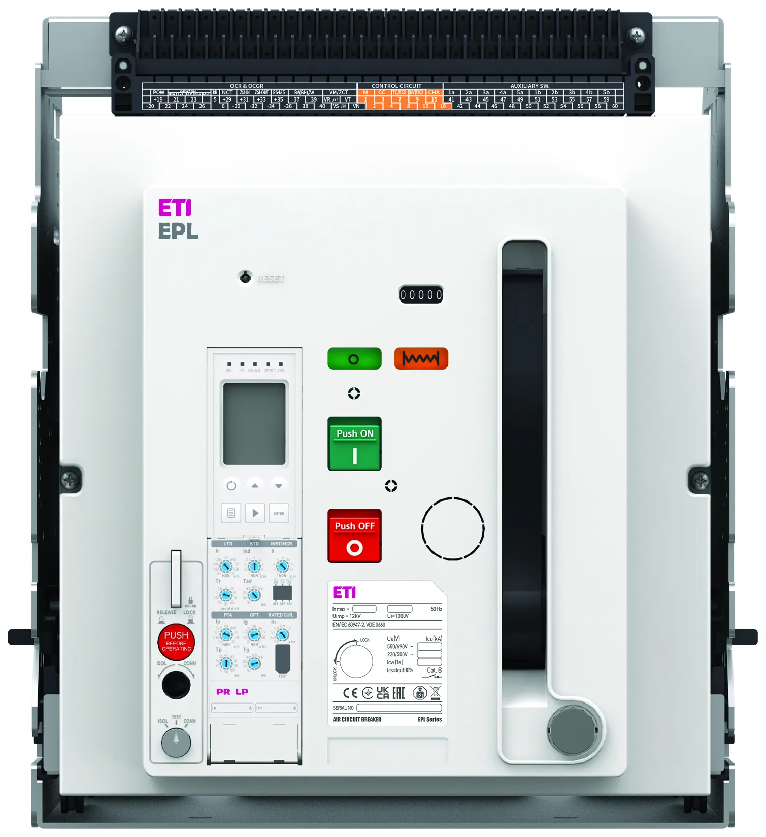 Air Circuit Breaker EPL-20 3H BD/M2C2S2/PR-LP 004695705