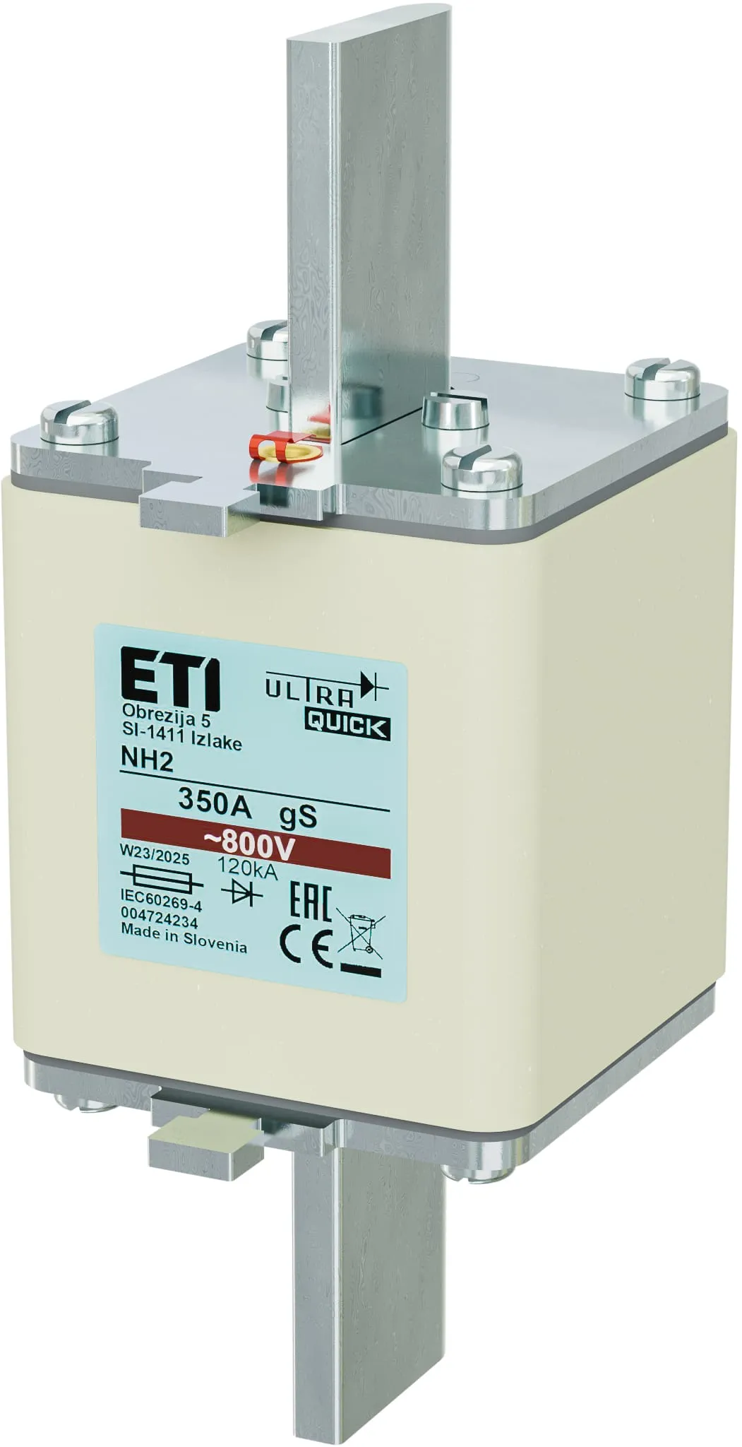 Fuse link NH2 gS 350A/800V 004724234
