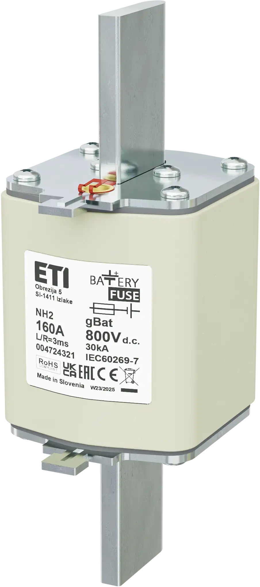 Fuse link NH2 gBat 160A/800V DC 004724321
